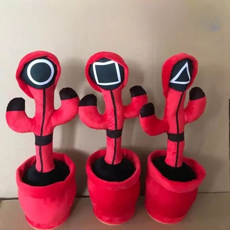Squid Game Plush Dancing Singing Cactus, Recordable Luminous Swinging Children Toy, New Electronic Dancing Cactus, Luminous Recording Learning to Speak Twisting Kids Toy Squid Game Plush Dancing Singing Cactus, Recordable Luminous Swinging Children Toy, New Electronic Dancing Cactus, Luminous Recording Learning to Speak Twisting Kids Toy